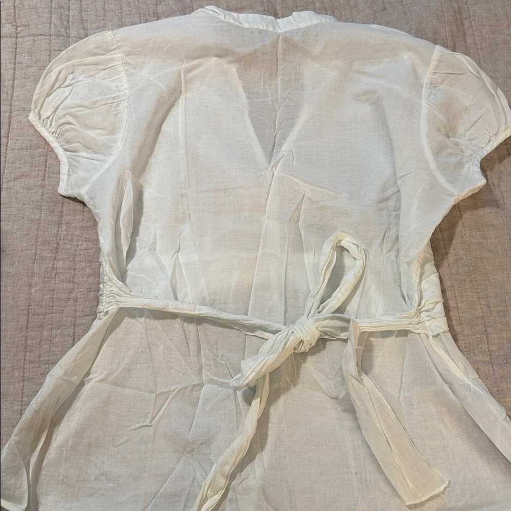 Vintage Jonathan Martin Cream Collared Shirt - Picture 4 of 5